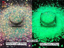 Load image into Gallery viewer, Luminous Glow In Dark Chunky Glitter
