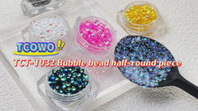 Load and play video in Gallery viewer, TCT-1032 Bubble Glitter Eco-Friendly Non-Toxic Polyester Chunky Beads 1mm 2mm 3mm Mix Multi Colors for DIY Nail Crafts Snowglobe Cups Face Body Decoration Wholesale Factory Supply

