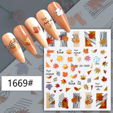 Load image into Gallery viewer, Self Adhesive Nail Strips Decal
