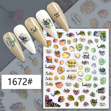 Load image into Gallery viewer, Self Adhesive Nail Strips Decal
