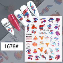 Load image into Gallery viewer, Self Adhesive Nail Strips Decal
