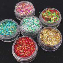 Load and play video in Gallery viewer, TCT-610 Christmas Mix Nail Glitter Nail Art Decoration Body Art Tumbler Crafts DIY Holidays Accessories Festival Party Supplier
