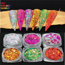 Load image into Gallery viewer, Laser Color Shift Nail Glitter 
