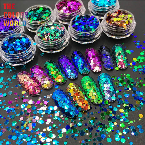 Chameleon Colors Shift Round Dot Glitter