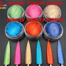 Load image into Gallery viewer, TCT-630 Cosmetic Grade Nail Mica Powder Polish Pigment Brillant Maquiagem Henna Tattoo Makeup DIY Eyeshadow Manicure Accessories
