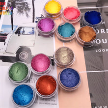 Load image into Gallery viewer, TCT-630 Cosmetic Grade Nail Mica Powder Polish Pigment Brillant Maquiagem Henna Tattoo Makeup DIY Eyeshadow Manicure Accessories
