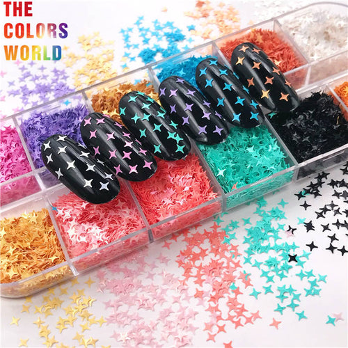 Cross Star Solvent Resistant Shape Glitter