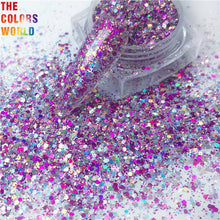 Load image into Gallery viewer, Holo Rainbow Color Chunky Glitter
