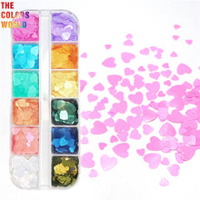 Load image into Gallery viewer, Valentine&#39;s Day Heart Glitter Shape
