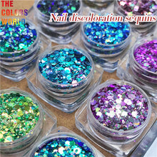 Load image into Gallery viewer,  Chameleon Rainbow Shift Color Chunky Glitter
