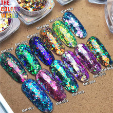 Load image into Gallery viewer,  Chameleon Rainbow Shift Color Chunky Glitter
