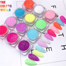 Load image into Gallery viewer, High Shining Rainbow Neon Colors Fine Glitter 
