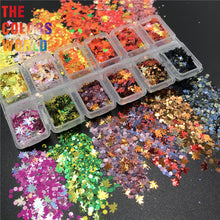 Load image into Gallery viewer, TCT-575 Autumn Color Nail Glitter Powder , Body Safe Glitter Non Toxic OEM
