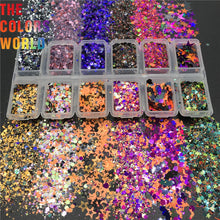 Load image into Gallery viewer, TCT-576 Halloween Nail Glitter Nail Art Decoration Маникюр Nail Design Makeup 매니큐어 Tumbler Crafts Manicure Festival Accessories
