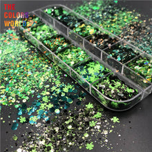 Load image into Gallery viewer, St. Patrick&#39;s Day Green Colors Glitter
