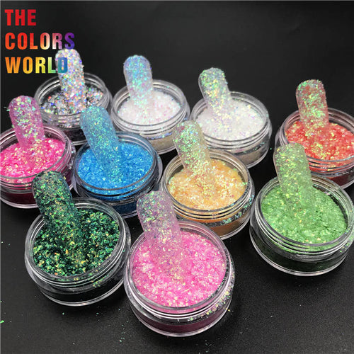 Cosmetic Grade Glitter  Iridescent  Irregular Shards