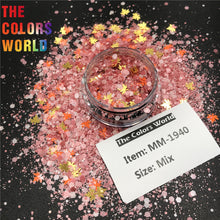 Load image into Gallery viewer, TCT-575 Autumn Color Nail Glitter Powder , Body Safe Glitter Non Toxic OEM
