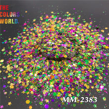 Load image into Gallery viewer, TCT-674 Mardi Gras Color Festival Make Up Glitter For Decoration Christmas Crafts
