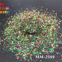 Load image into Gallery viewer, TCT-674 Mardi Gras Color Festival Make Up Glitter For Decoration Christmas Crafts
