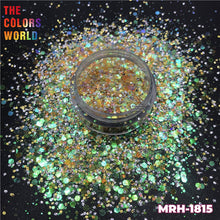 Load image into Gallery viewer, TCT-561 Chunky Rainbow Iridescent Rainbow Sparkle Glitter For Nails Lipstick PBT Material
