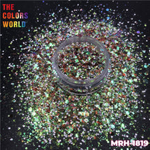 Load image into Gallery viewer, TCT-561 Chunky Rainbow Iridescent Rainbow Sparkle Glitter For Nails Lipstick PBT Material
