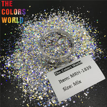 Load image into Gallery viewer, TCT-563 Chunky Colorful Nails Glitter Nail Art Decoration 청키 글리터 네일 아트 Nagel kKonst Tumbler Crafts Manicure Festival Accessories
