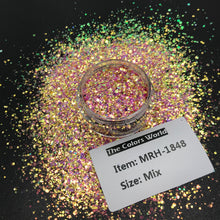Load image into Gallery viewer, TCT-563 Chunky Colorful Nails Glitter Nail Art Decoration 청키 글리터 네일 아트 Nagel kKonst Tumbler Crafts Manicure Festival Accessories
