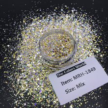 Load image into Gallery viewer, TCT-563 Chunky Colorful Nails Glitter Nail Art Decoration 청키 글리터 네일 아트 Nagel kKonst Tumbler Crafts Manicure Festival Accessories
