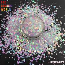 Load image into Gallery viewer, Round Dot Mix Mermaid Pearls Nail Glitter
