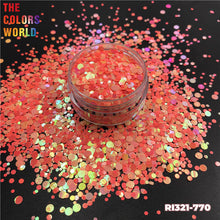 Load image into Gallery viewer, Round Dot Mix Mermaid Pearls Nail Glitter
