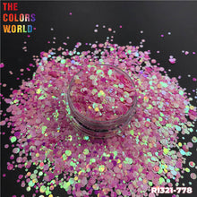 Load image into Gallery viewer, Round Dot Mix Mermaid Pearls Nail Glitter
