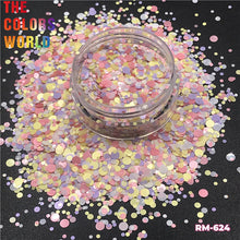 Load image into Gallery viewer, Sugar Colors Candy Round Dot Shape Glitter
