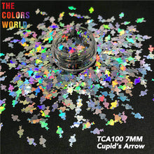 Load image into Gallery viewer, Cupid&#39;s Arrow Shape Glitter
