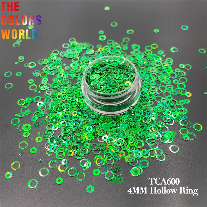 St. Patrick's Day Green Color Ring Glitter