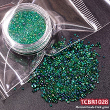 Load image into Gallery viewer, TCST-023 Mix 1-3mm Mini Bubble Glass Beads Colorful  DIY Silicone Epoxy Mold Filler
