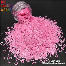 Load image into Gallery viewer, Hollow Heart Solvent Resistant Glitter

