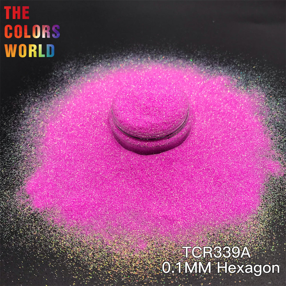 Iridescent Rainbow Hexagon