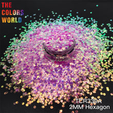 Load image into Gallery viewer, Iridescent Rainbow Hexagon
