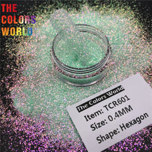 Load image into Gallery viewer, TCT-597 Rainbow Mermaid Colorful Nails Glitter Nail Art Decoration Nail Design Makeup uñas Crafts Manicure Festival Accessories
