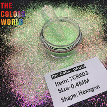 Load image into Gallery viewer, TCT-597 Rainbow Mermaid Colorful Nails Glitter Nail Art Decoration Nail Design Makeup uñas Crafts Manicure Festival Accessories
