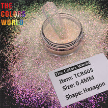 Load image into Gallery viewer, TCT-597 Rainbow Mermaid Colorful Nails Glitter Nail Art Decoration Nail Design Makeup uñas Crafts Manicure Festival Accessories
