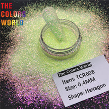 Load image into Gallery viewer, TCT-597 Rainbow Mermaid Colorful Nails Glitter Nail Art Decoration Nail Design Makeup uñas Crafts Manicure Festival Accessories
