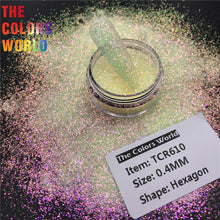 Load image into Gallery viewer, TCT-597 Rainbow Mermaid Colorful Nails Glitter Nail Art Decoration Nail Design Makeup uñas Crafts Manicure Festival Accessories
