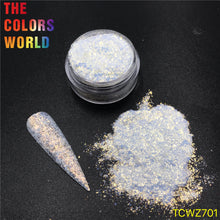 Load image into Gallery viewer, TCT-448 Diamond Magic Mirror Powder Crystal Cosmetics Pigment Resin Nail Accessories
