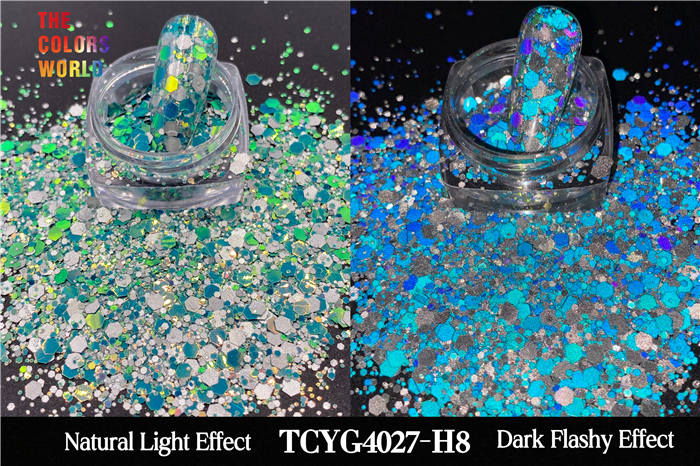 Reflective Sparkly Flash Disco Glitter