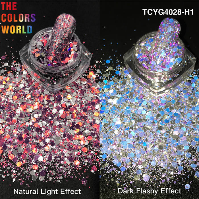 Sparkly Flash TCT-774 Reflective Flash Glitter Dazzling Party Sparkly Nails Iridesce ...