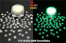 Load image into Gallery viewer, TCT-744 Luminous Glow in Dark Shape Glitter Long Last Glowing Noctilucent Glitter Shape
