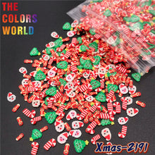 Load image into Gallery viewer, TCT-633 Christmas Non Toxic Nail 3D Decorations , Polymer Clay Slices For Crafts Making
