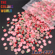 Load image into Gallery viewer, TCT-633 Christmas Non Toxic Nail 3D Decorations , Polymer Clay Slices For Crafts Making
