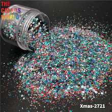 Load image into Gallery viewer, Christmas Nail Glitter Sequins
